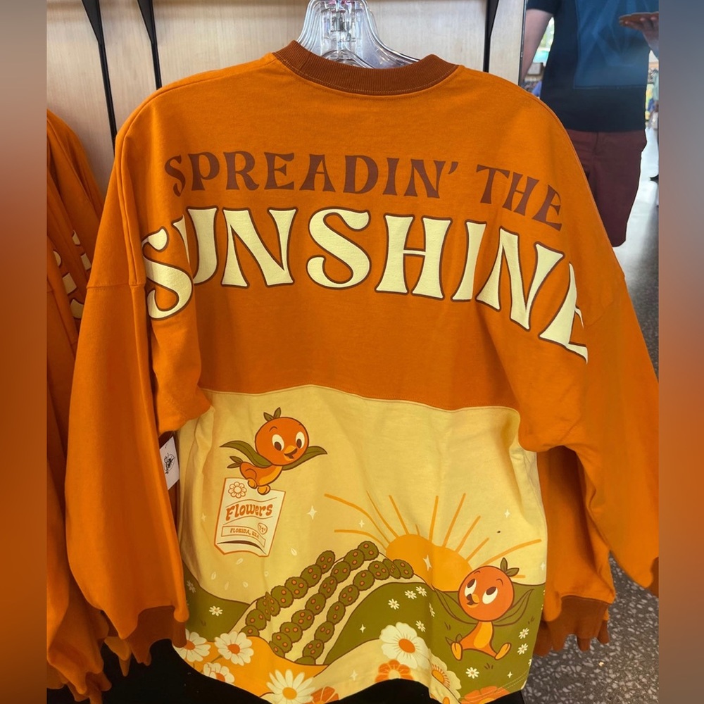 2023 Disney EPCOT Flower & Garden Festival Orange Bird Spirit Jersey Size Large
